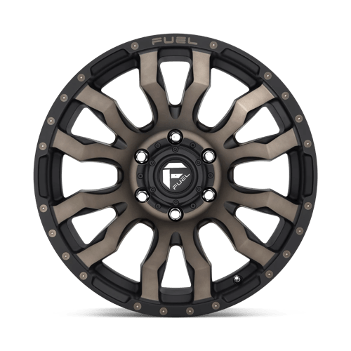 Fuel 1PC | D674 BLITZ | 18.0x9.00 | 5X127 | 1 | MATTE BLACK DOUBLE DARK TINT