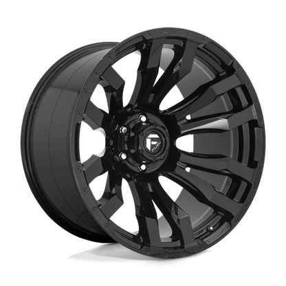 Fuel 1PC | D675 BLITZ | 20.0x9.00 | 8X180 | 1 | GLOSS BLACK