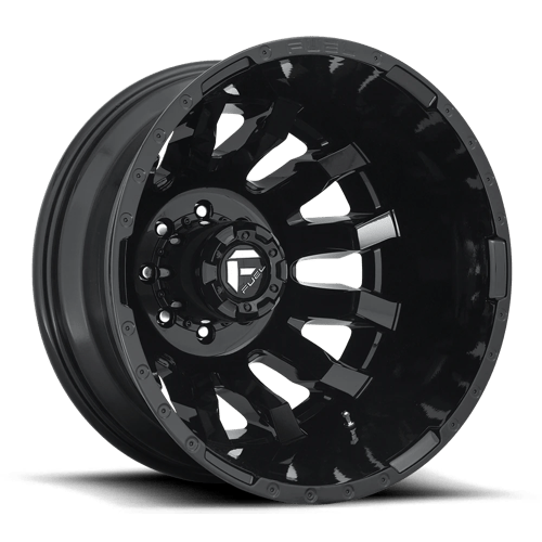 Fuel 1PC | D675 BLITZ | 20.0x8.25 | 8X165.1 | -240 | GLOSS BLACK