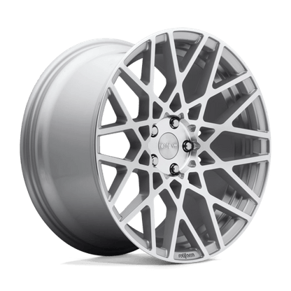 Rotiform | R110 BLQ | 19.0x8.50 | 5X112 | 35 | GLOSS SILVER MACHINED