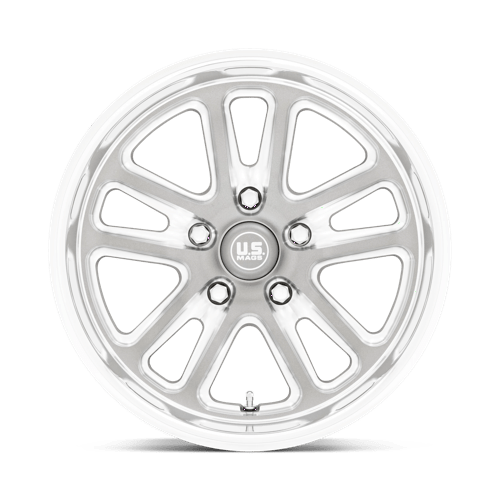US Mag 1PC | U130 BULLET | 17.0x8.00 | 5X127 | 1 | TEXTURED GUNMETAL W/ MILL EDGE