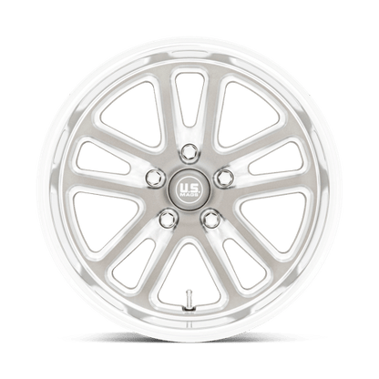 US Mag 1PC | U130 BULLET | 18.0x8.00 | 5X120.65 | 1 | TEXTURED GUNMETAL W/ MILL EDGE