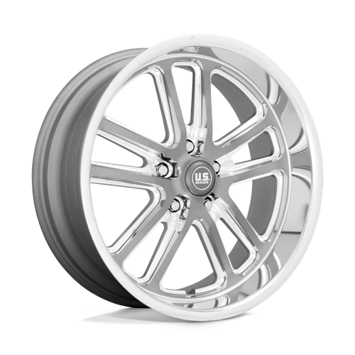 US Mag 1PC | U130 BULLET | 20.0x8.00 | 5X127 | 1 | TEXTURED GUNMETAL W/ MILL EDGE