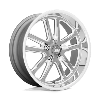 US Mag 1PC | U130 BULLET | 20.0x8.00 | 5X127 | 1 | TEXTURED GUNMETAL W/ MILL EDGE