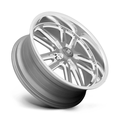 US Mag 1PC | U130 BULLET | 20.0x8.00 | 5X114.3 | 1 | TEXTURED GUNMETAL W/ MILL EDGE