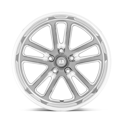 US Mag 1PC | U130 BULLET | 20.0x8.00 | 5X127 | 1 | TEXTURED GUNMETAL W/ MILL EDGE