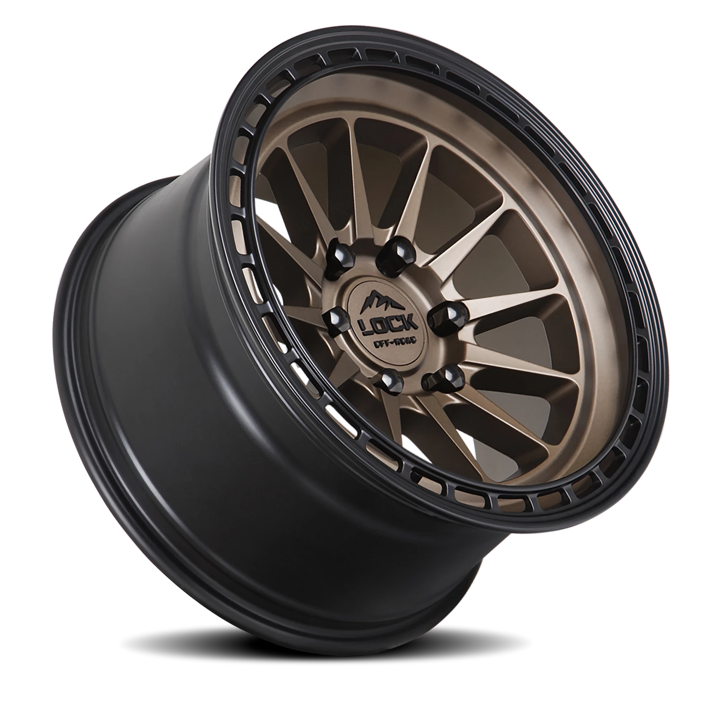 BAJA | 17X8 | 5X120 | +40 | MATTE DESERT BRONZE W MATTE BLACK RING | BAJA-7845MR - Image 2