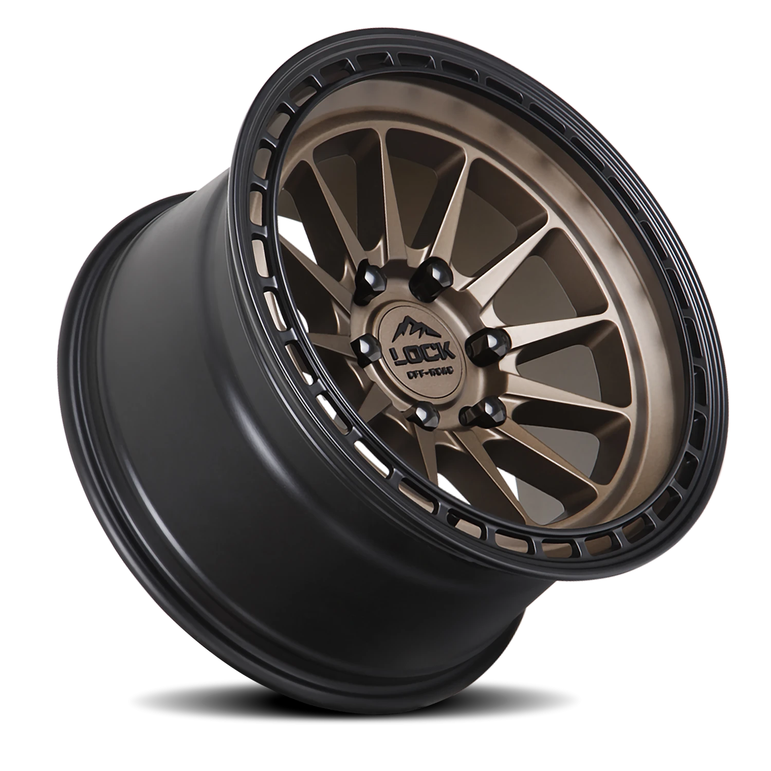 BAJA | 17X8 | 5X120 | +40 | MATTE DESERT BRONZE W MATTE BLACK RING | BAJA-7845MR - Image 2