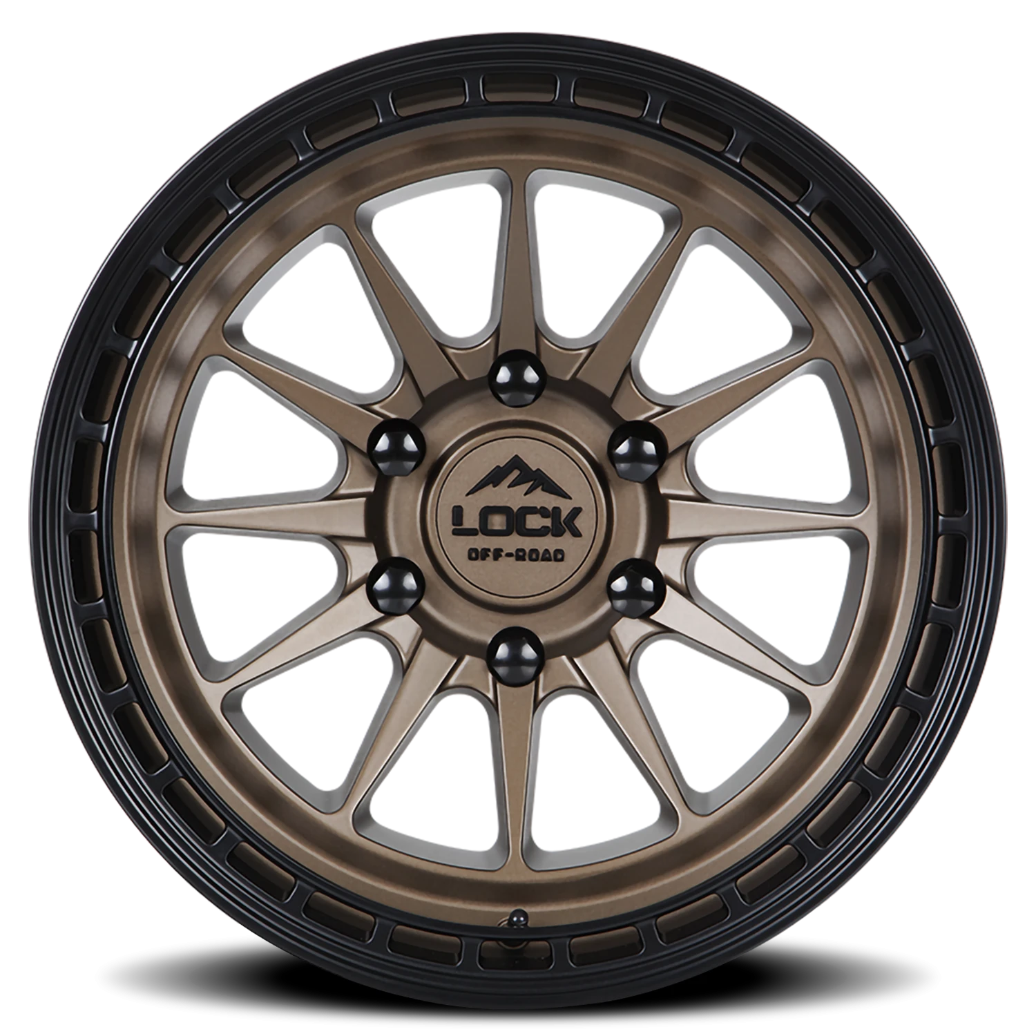 BAJA | 17X8 | 5X120 | +40 | MATTE DESERT BRONZE W MATTE BLACK RING | BAJA-7845MR - Image 3