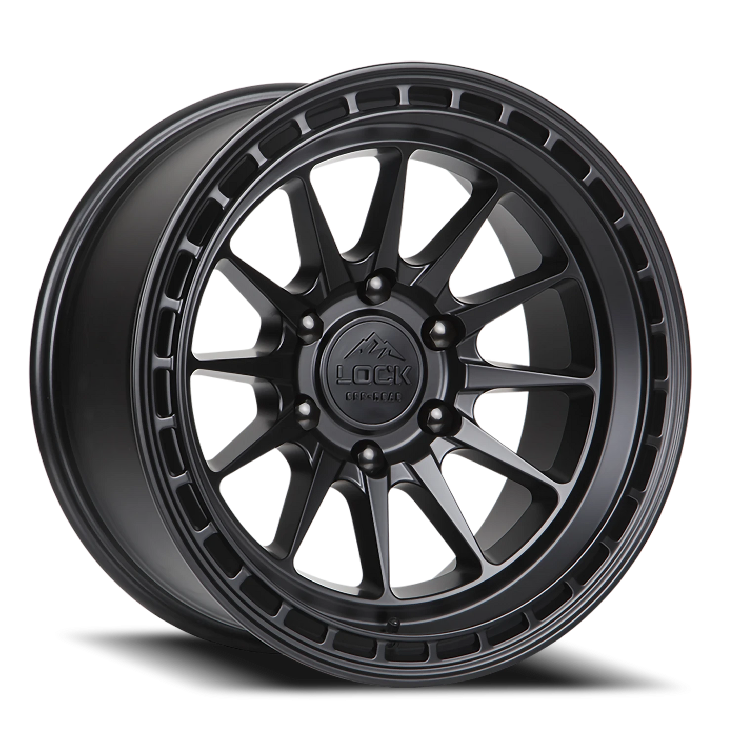 BAJA | 17X8 | 6X130 | +38 | MATTE BLACK W MATTE BLACK RING | BAJA-7860MB