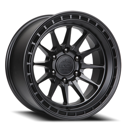 BAJA | 17X8 | 6X130 | +38 | MATTE BLACK W MATTE BLACK RING | BAJA-7860MB