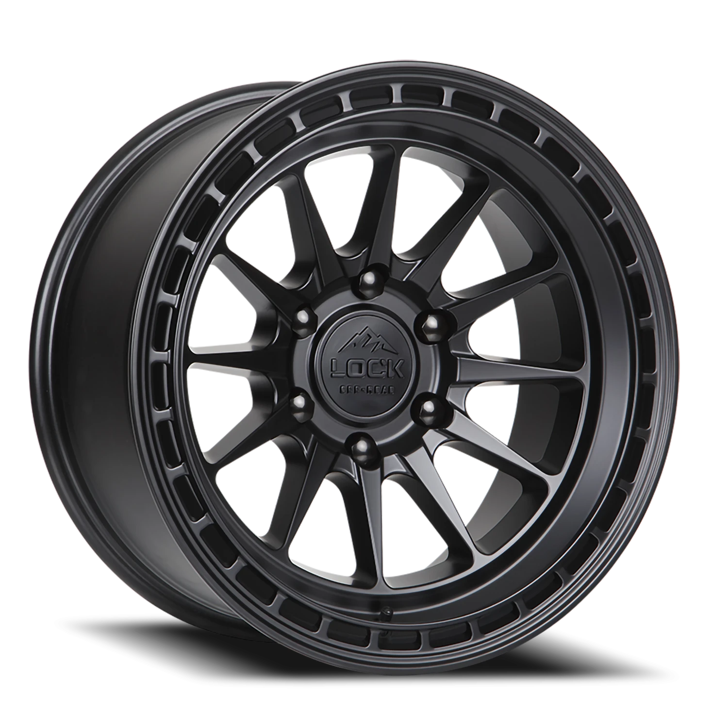 BAJA | 17X9 | 6X135 | -12 | MATTE BLACK W MATTE BLACK RING | BAJA-7963MB12N
