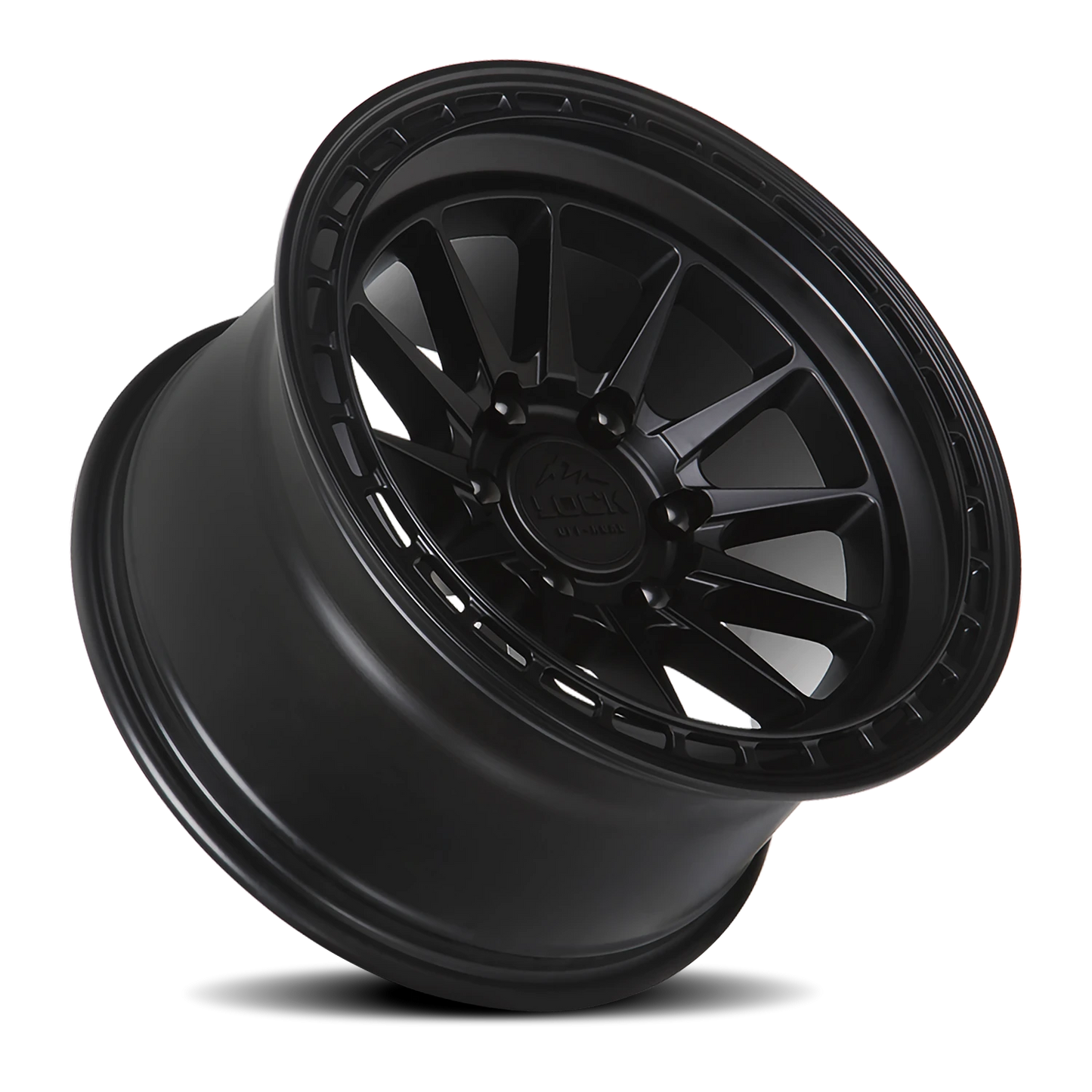 BAJA | 17X8 | 6X130 | +38 | MATTE BLACK W MATTE BLACK RING | BAJA-7860MB - Image 2