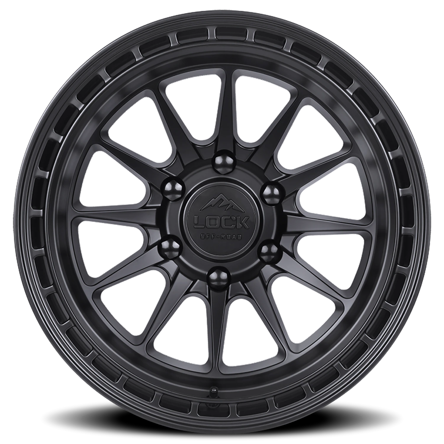 BAJA | 17X8 | 6X130 | +38 | MATTE BLACK W MATTE BLACK RING | BAJA-7860MB - Image 3