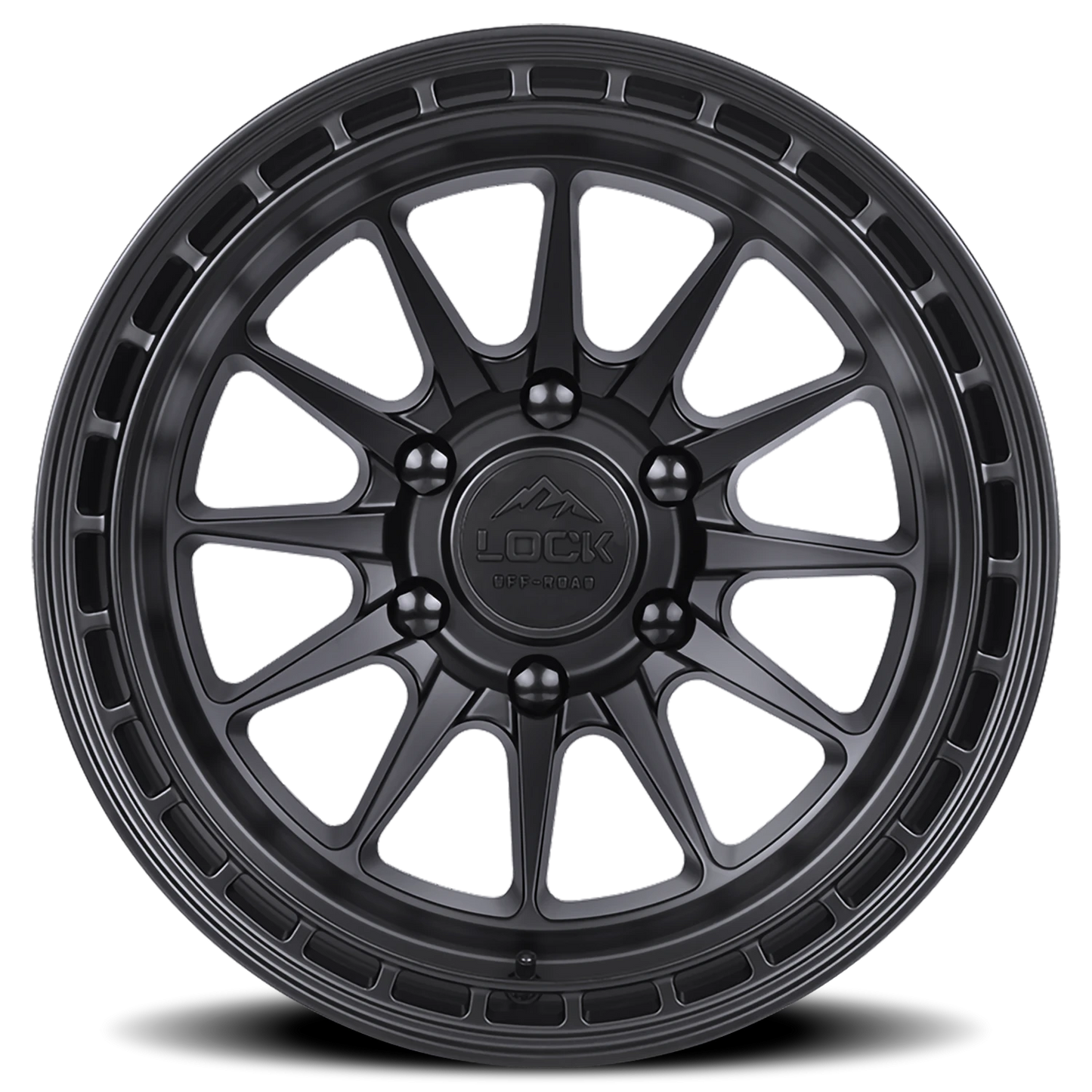 BAJA | 17X9 | 6X135 | -12 | MATTE BLACK W MATTE BLACK RING | BAJA-7963MB12N - Image 3