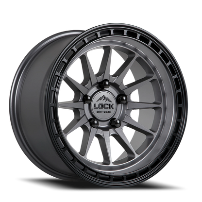 BAJA | 17X9 | 6X139.7 | +0 | MATTE GREY W MATTE BLACK RING | BAJA-7969MGMBR