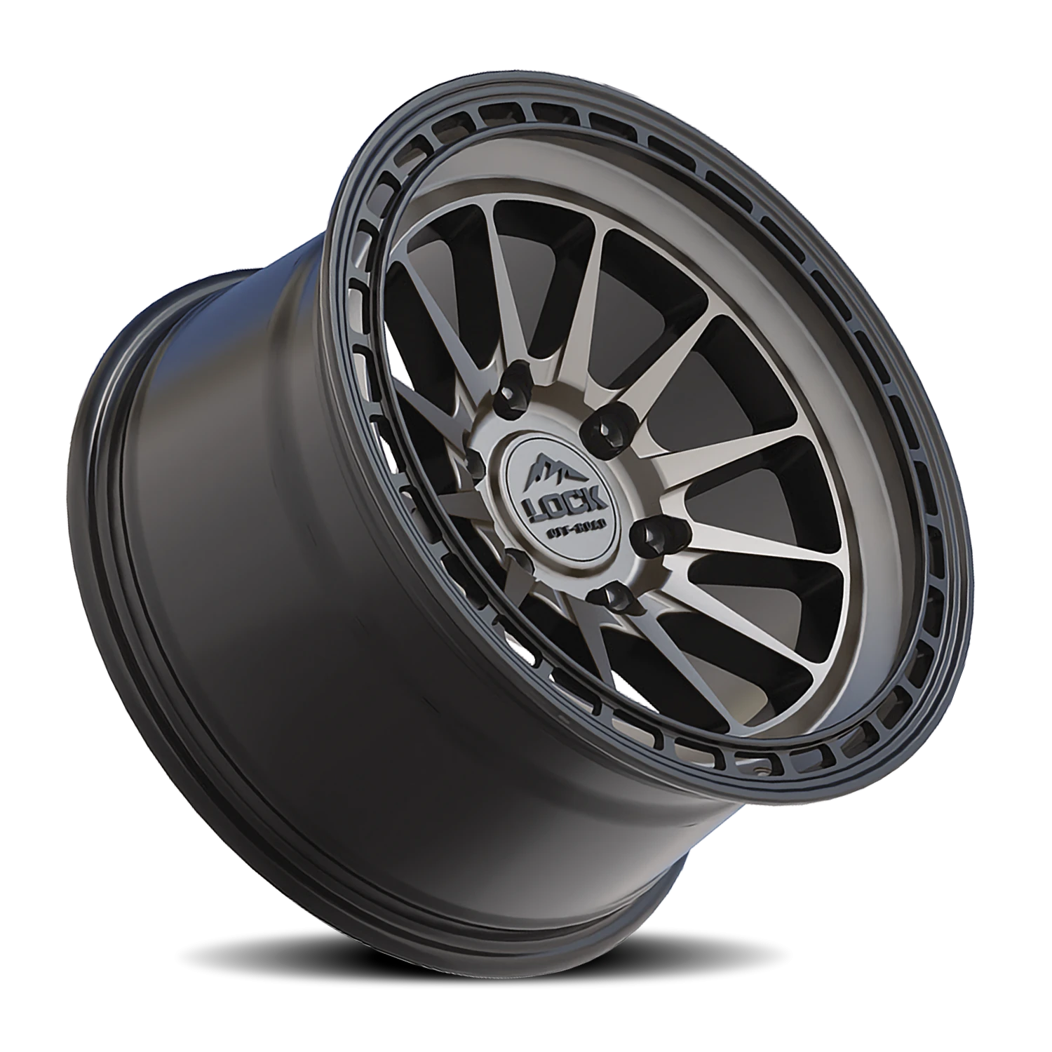 BAJA | 17X9 | 6X139.7 | -12 | MATTE GREY W MATTE BLACK RING | BAJA-7969MGMBR12N - Image 2