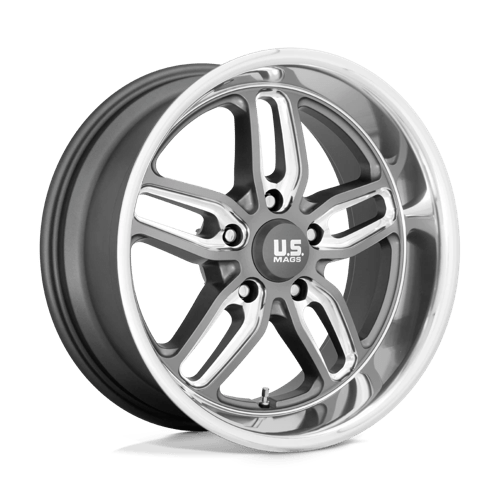US Mag 1PC | U129 CTEN | 20.0x10.00 | 5X127 | 1 | MATTE GUN METAL MILLED