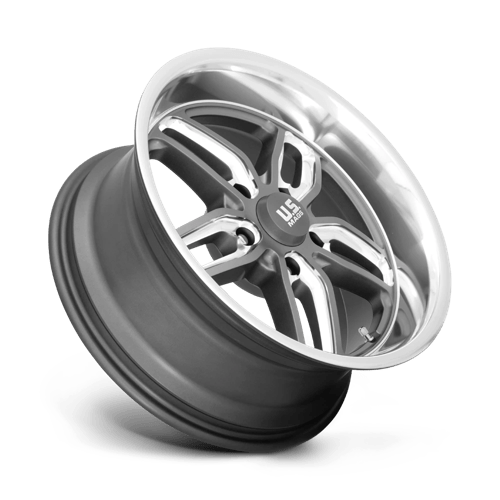 US Mag 1PC | U129 CTEN | 20.0x10.00 | 5X127 | 1 | MATTE GUN METAL MILLED