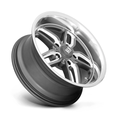 US Mag 1PC | U129 CTEN | 20.0x10.00 | 5X127 | 1 | MATTE GUN METAL MILLED