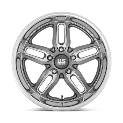 US Mag 1PC | U129 CTEN | 20.0x10.00 | 5X127 | 1 | MATTE GUN METAL MILLED