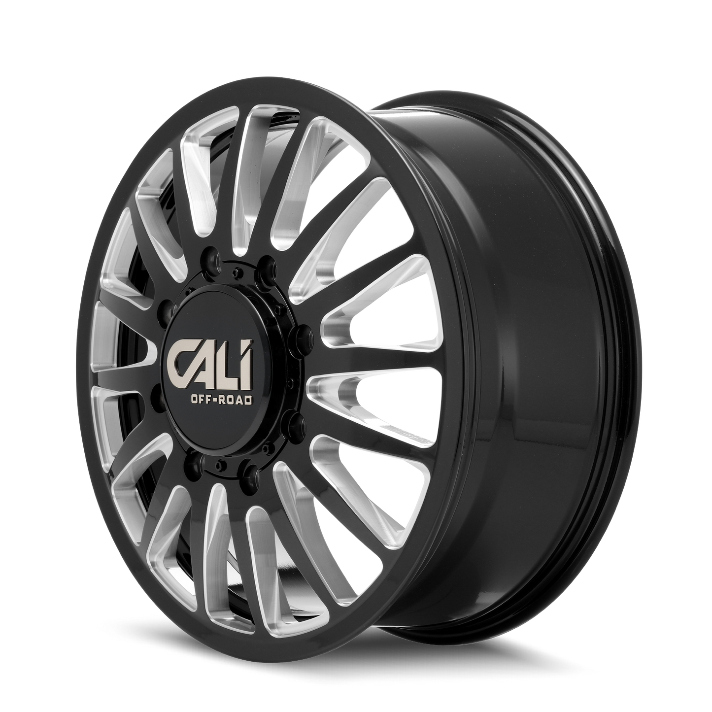 CALI OFF-ROAD SUMMIT DUALLY GLOSS BLACK MILLED | 20x8.25 | 8-170 | -192mm | 9110D-2870BMR192