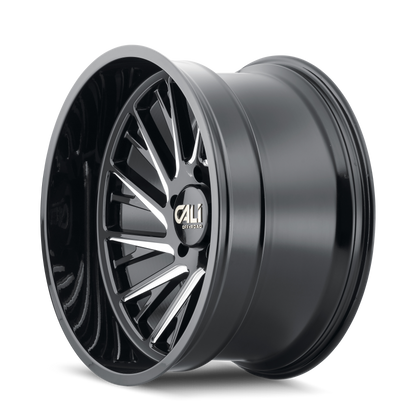 CALI OFF-ROAD PURGE GLOSS BLACK MILLED | 24x14 | 8x165.1 | -76mm | 9114-24481BM