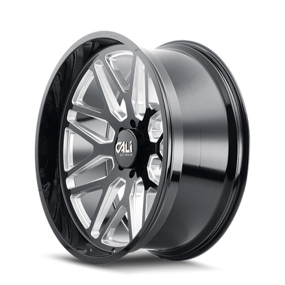 CALI OFF-ROAD INVADER GLOSS BLACK MILLED | 20x10 | 8x165.1 | -25mm | 9115-2181BM