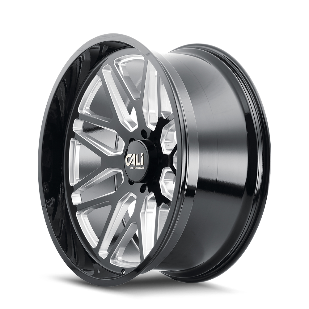 CALI OFF-ROAD INVADER GLOSS BLACK MILLED | 20x12 | 8-170 | -51mm | 9115-2270BM