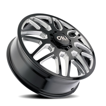 CALI OFF-ROAD INVADER DUALLY GLOSS BLACK MILLED | 24x8.25 | 8x210 | -232mm | 9115D-24879BMR232