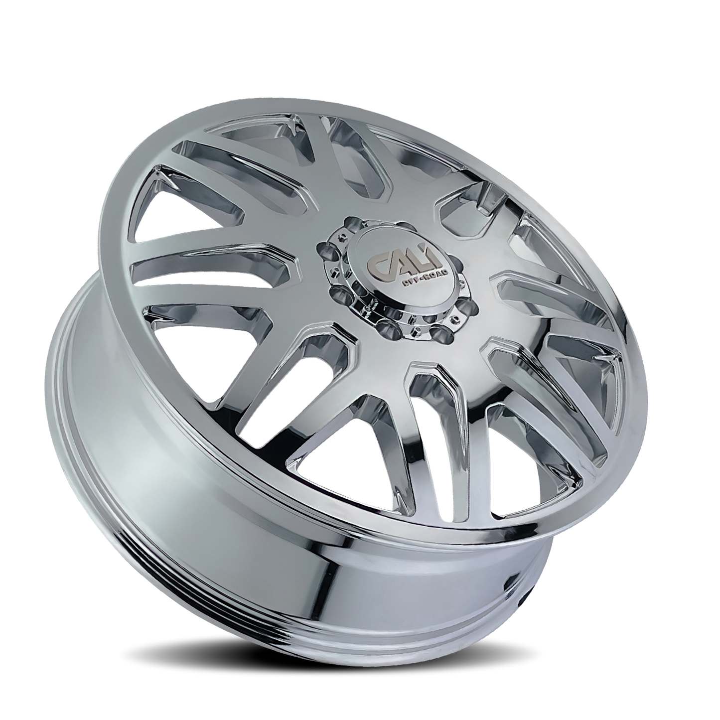 CALI OFF-ROAD INVADER DUALLY CHROME | 24x8.25 | 8x165.1 | 115mm | 9115D-24881CF115