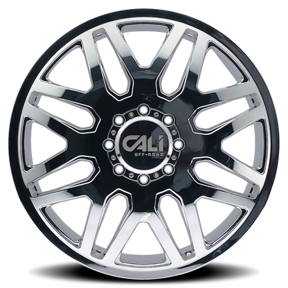 CALI OFF-ROAD INVADER DUALLY CHROME | 22x8.25 | 8x165.1 | -232mm | 9115D-22881CR232