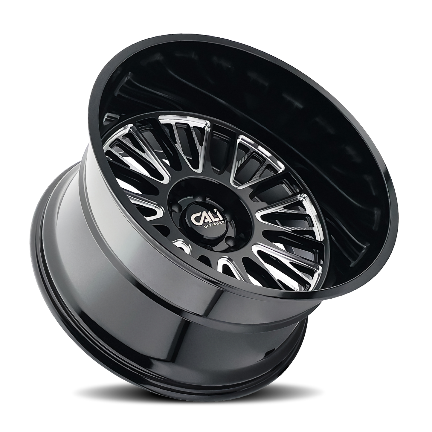 CALI OFF-ROAD VERTEX GLOSS BLACK MILLED | 22x12 | 6x135 | -44mm | 9116-22236BM