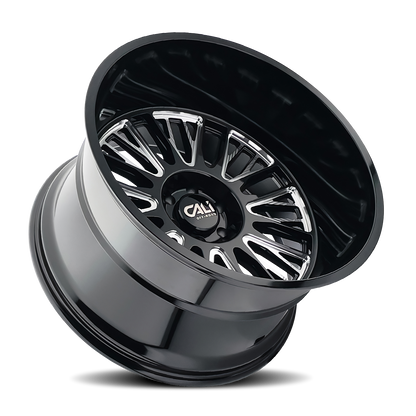 CALI OFF-ROAD VERTEX GLOSS BLACK MILLED | 22x12 | 6x135 | -44mm | 9116-22236BM