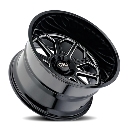 CALI OFF-ROAD AUBURN GLOSS BLACK MILLED | 20x10 | 8x180 | -25mm | 9117-2178BM