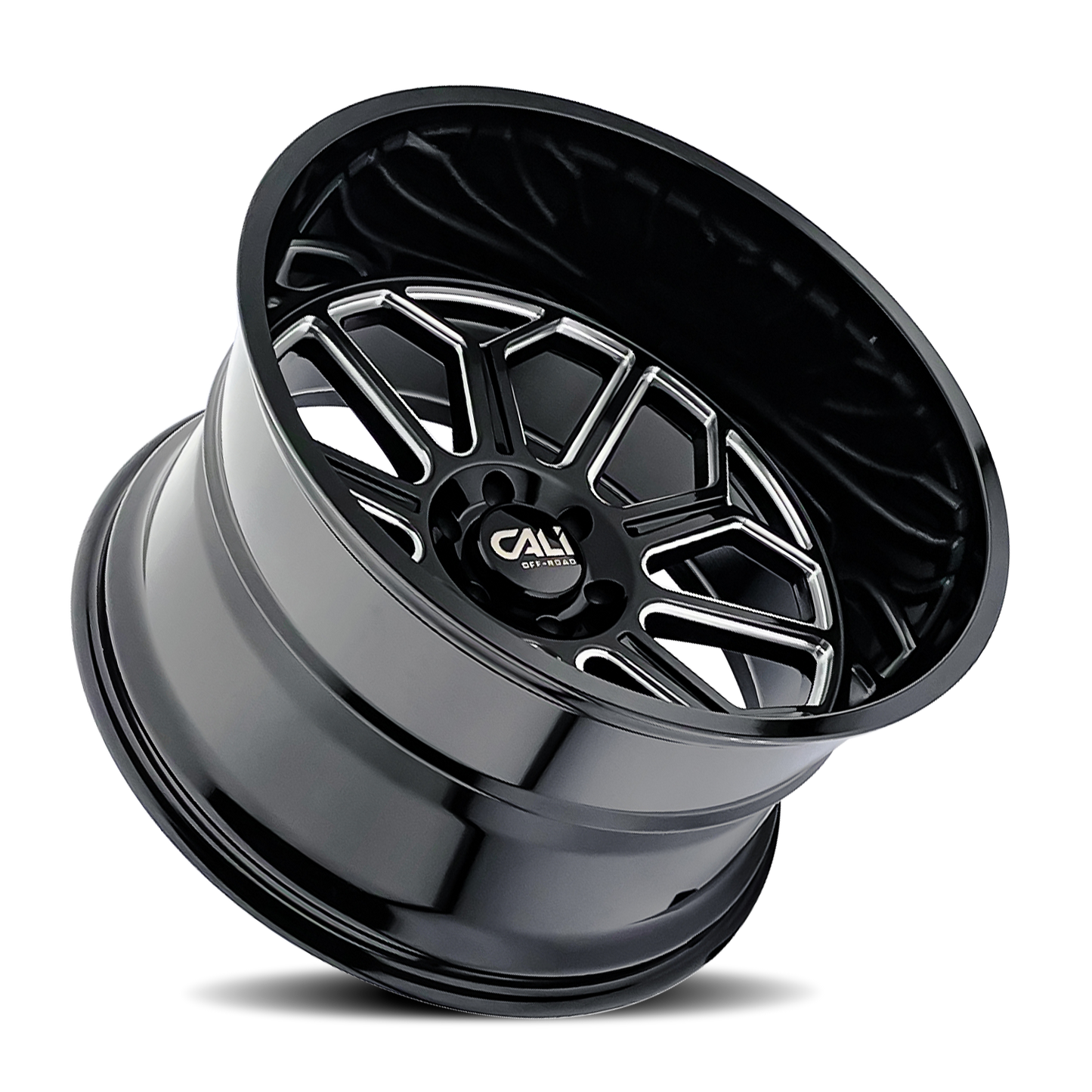 CALI OFF-ROAD AUBURN GLOSS BLACK MILLED | 24x14 | 8x180 | -76mm | 9117-24478BM