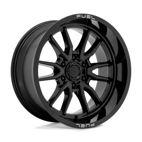 Fuel 1PC | D760 CLASH | 17.0x9.00 | 6X139.7 | -12 | GLOSS BLACK