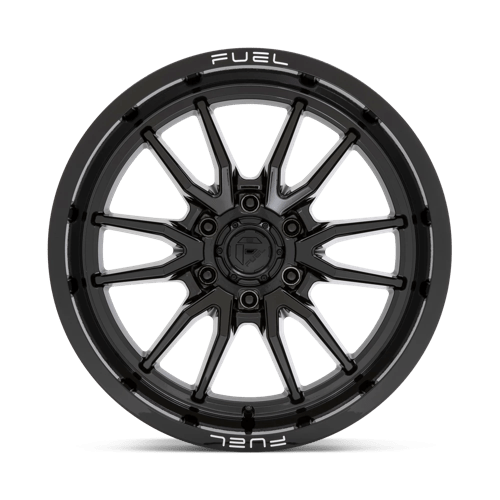 Fuel 1PC | D760 CLASH | 17.0x9.00 | 6X139.7 | -12 | GLOSS BLACK