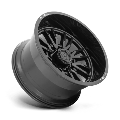Fuel 1PC | D760 CLASH | 22.0x12.00 | 8X180 | -44 | GLOSS BLACK