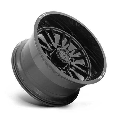 Fuel 1PC | D760 CLASH | 22.0x12.00 | 8X165.1 | -44 | GLOSS BLACK