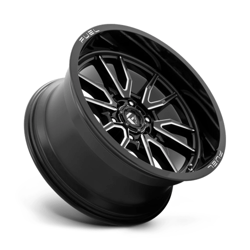 Fuel 1PC | D761 CLASH | 20.0x9.00 | 6X139.7 | 1 | GLOSS BLACK MILLED
