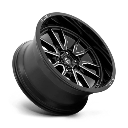 Fuel 1PC | D761 CLASH | 20.0x9.00 | 6X139.7 | 1 | GLOSS BLACK MILLED