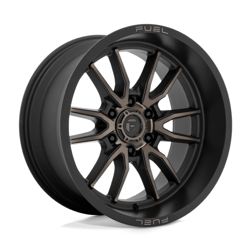 Fuel 1PC | D762 CLASH | 17.0x9.00 | 6X139.7 | 1 | MATTE BLACK DOUBLE DARK TINT