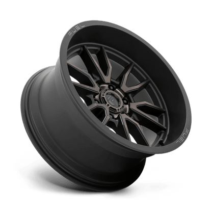Fuel 1PC | D762 CLASH | 17.0x9.00 | 6X139.7 | 1 | MATTE BLACK DOUBLE DARK TINT