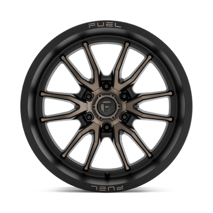 Fuel 1PC | D762 CLASH | 17.0x9.00 | 6X139.7 | 1 | MATTE BLACK DOUBLE DARK TINT