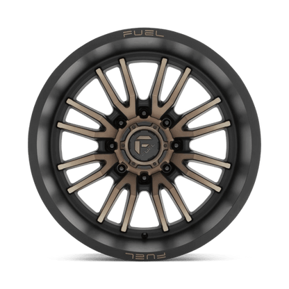 Fuel 1PC | D762 CLASH | 22.0x12.00 | 8X180 | -44 | MATTE BLACK DOUBLE DARK TINT