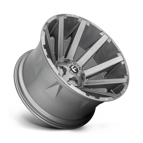 Fuel 1PC | D714 CONTRA PLATINUM | 20.0x10.00 | 6X135/6X139.7 | -19 | BRUSHED GUN METAL TINTED CLEAR