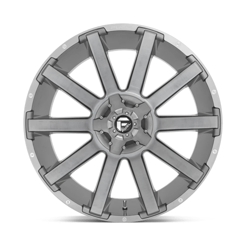 Fuel 1PC | D714 CONTRA PLATINUM | 20.0x9.00 | 6X135/6X139.7 | 2 | BRUSHED GUN METAL TINTED CLEAR
