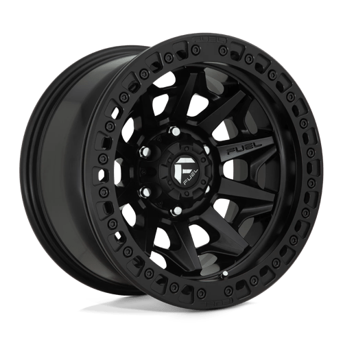 Fuel 1PC | D114 COVERT BEADLOCK | 17.0x9.00 | 5X127 | -15 | MATTE BLACK