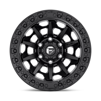 Fuel 1PC | D694 COVERT | 17.0x9.00 | 6X139.7 | -12 | MATTE BLACK